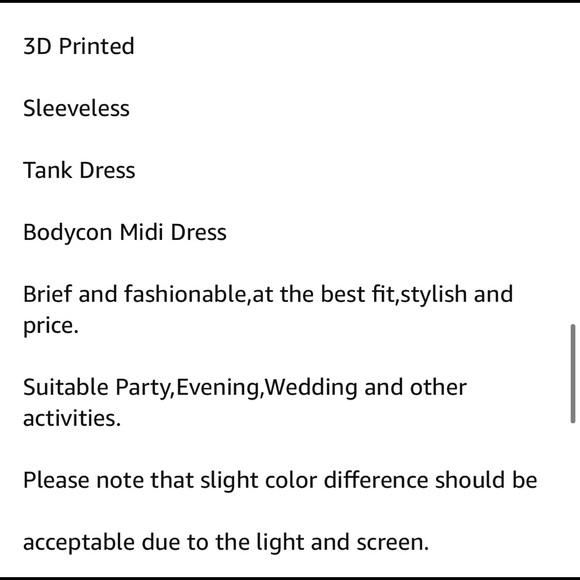 Rainbow body on dress - Picture 3 of 5